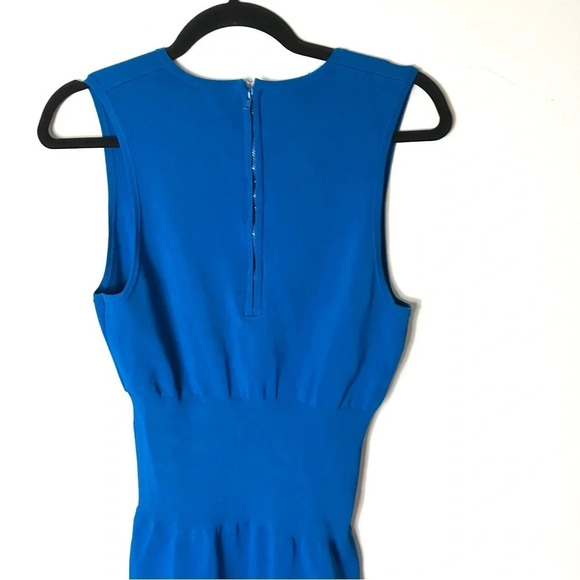 MLV Mayren Lee Viray Blue Knit Bodycon Dress Large - Picture 4 of 7